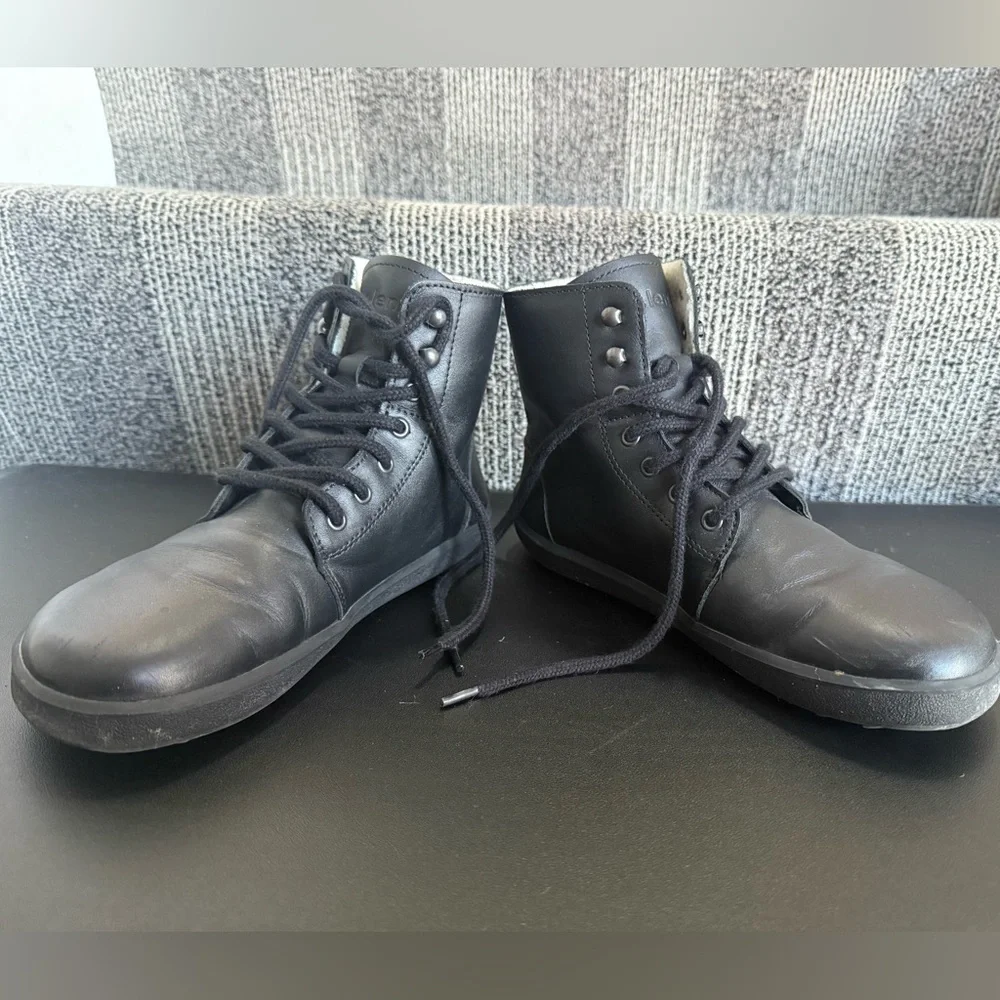 Be Lenka Barefoot Winter 3.0 Women’s Black Boots Size W5.5 EU37 - Picture 1 of 7